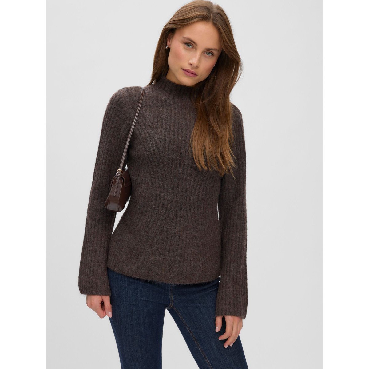 Pull En Maille marron - chocolate torte 1, VERO MODA