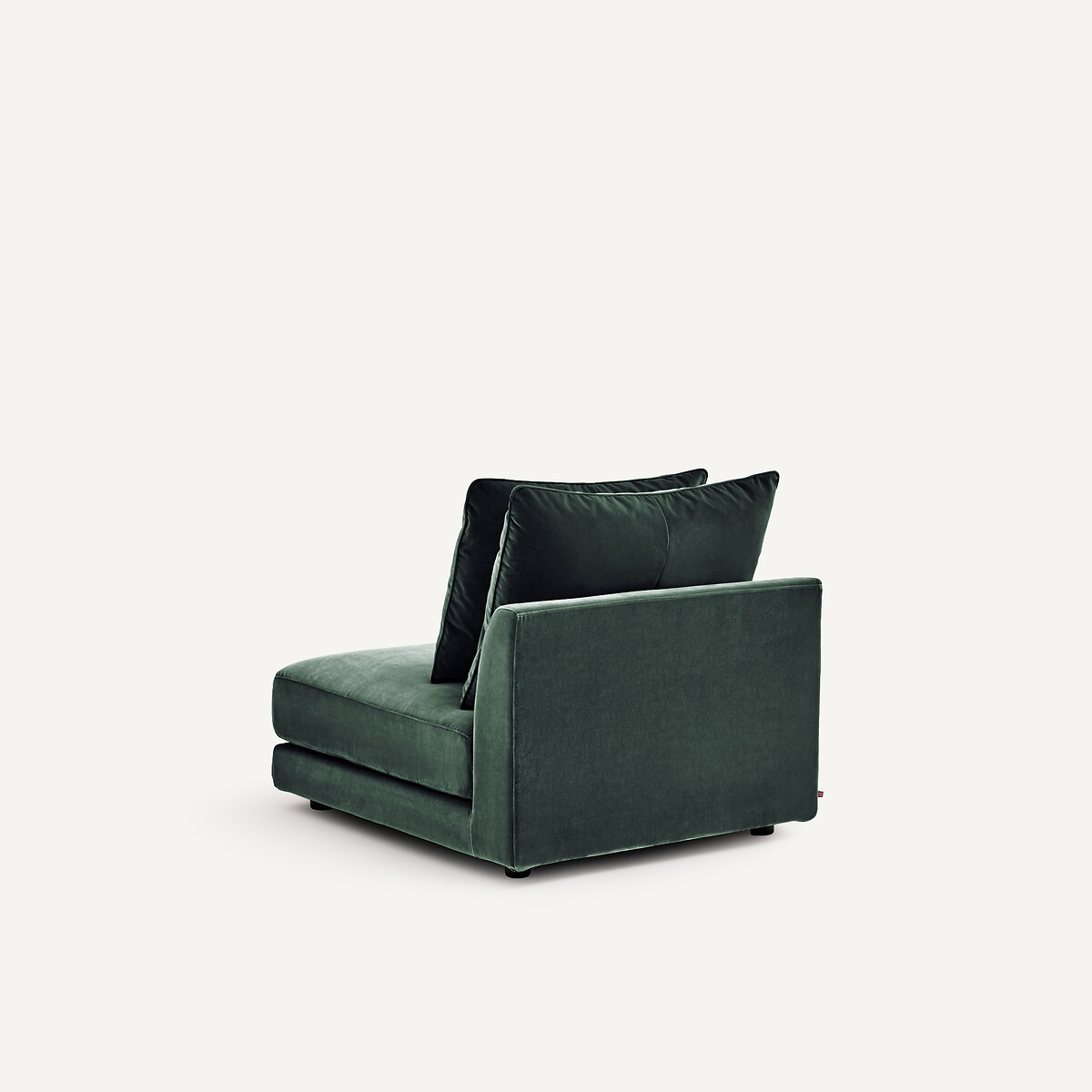 Sillón modular de terciopelo, TIBERIO verde zar, AM.PM