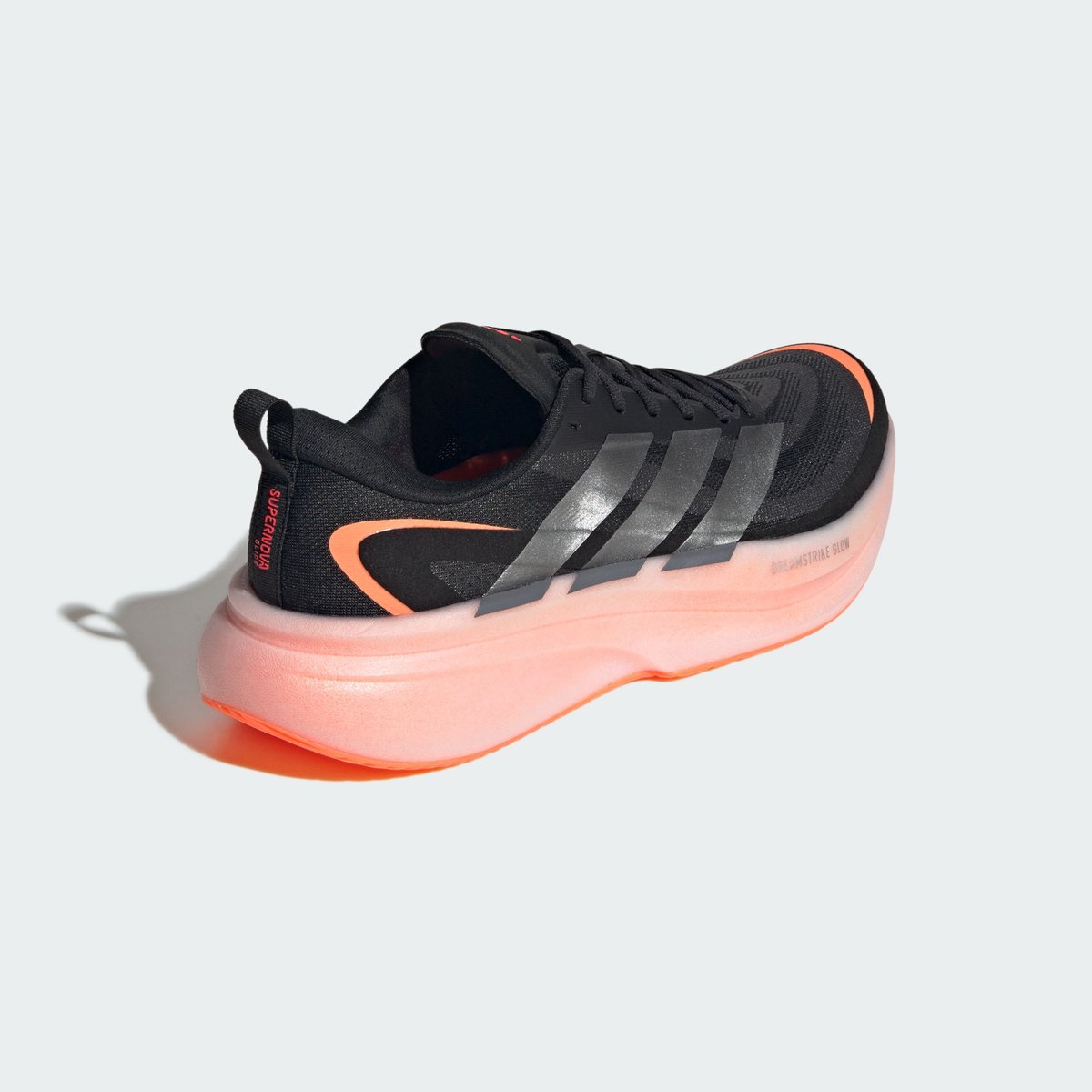 Baskets en polyester SUPERNOVA GLIDE core black / iron metallic / lucid orange, adidas Performance