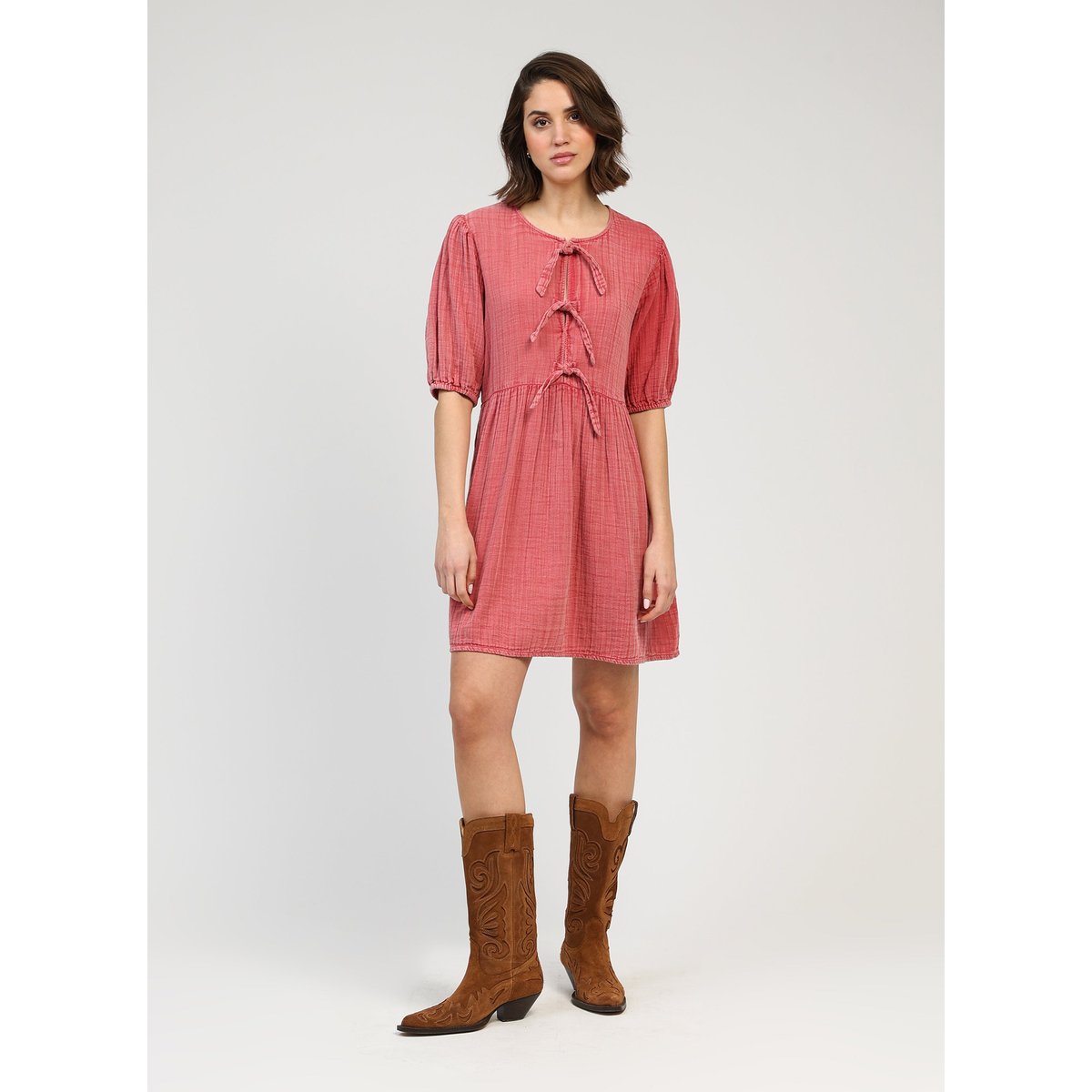 Robe Courte OLEONIA rose, AN'GE