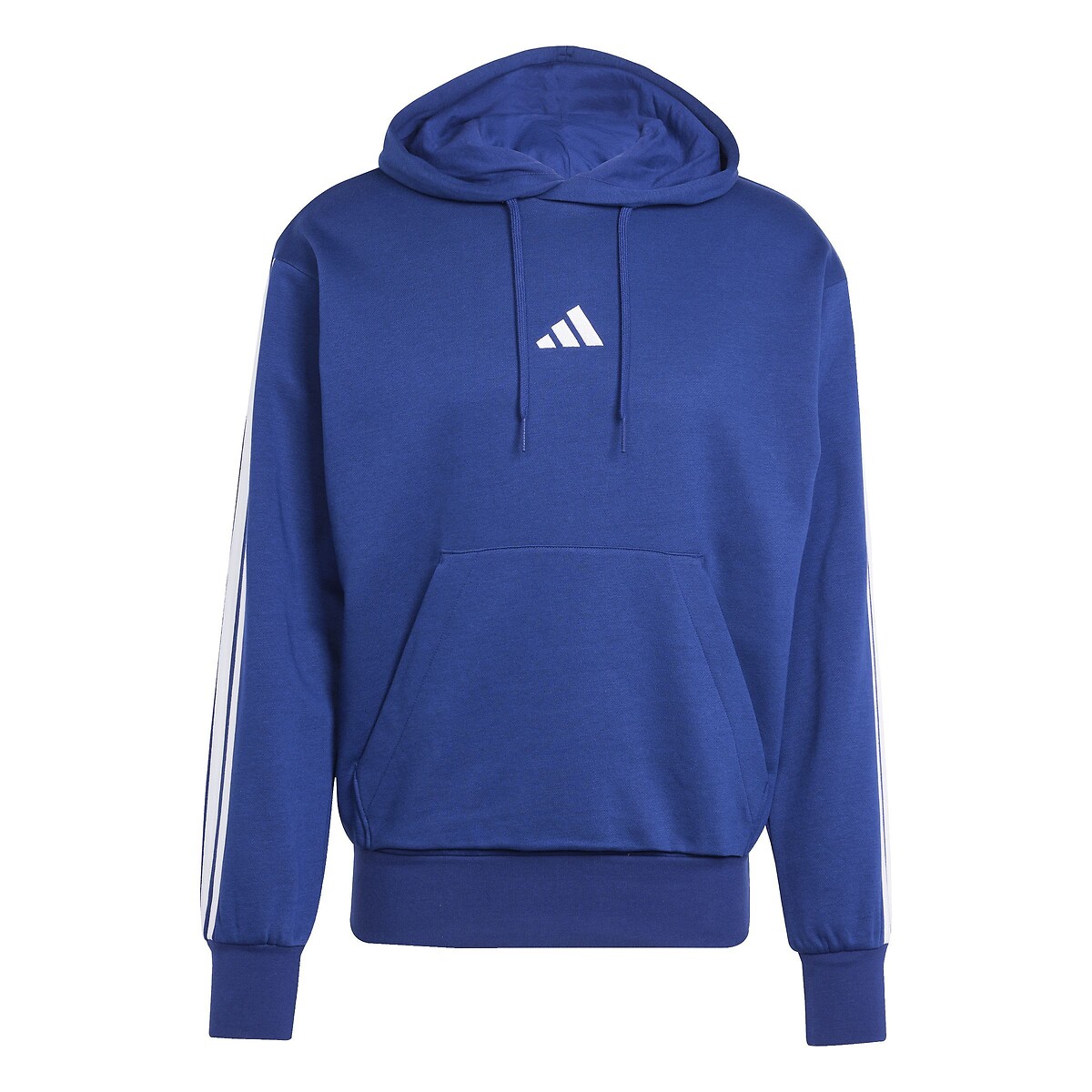 Sweat molleton à capuche Essentiel 3 bandes bleu, ADIDAS SPORTSWEAR