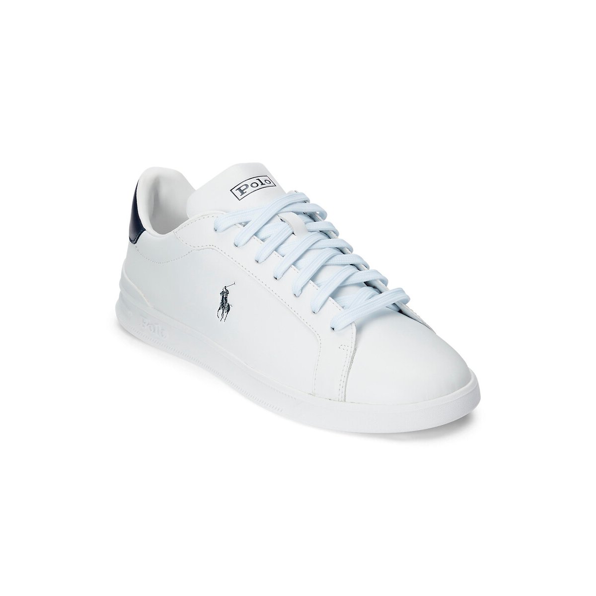 Baskets pelle Hrt Court 2 bianco, POLO RALPH LAUREN