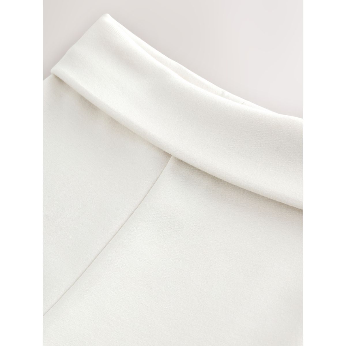 Legging évasé ultra-doux à rabat crème, NEXT