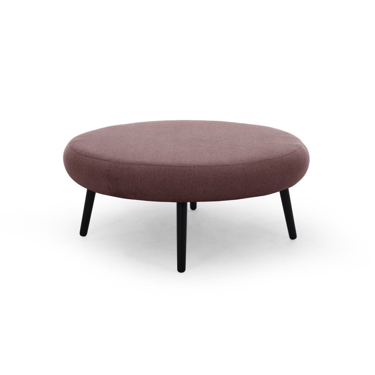 Pouf tissu lisse, EDEN rose, BOBOCHIC