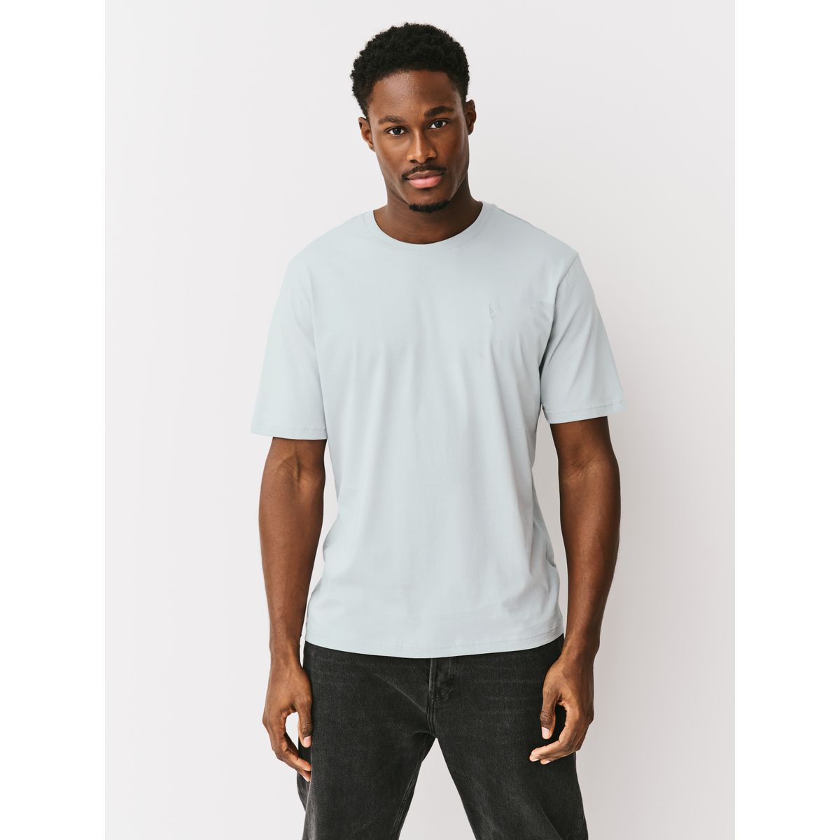T-shirt, lot de 4 bleu marine/noir/blanc/gris, NEXT