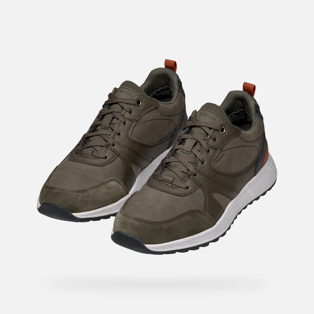 Baskets U MOLVENO vert militaire, GEOX