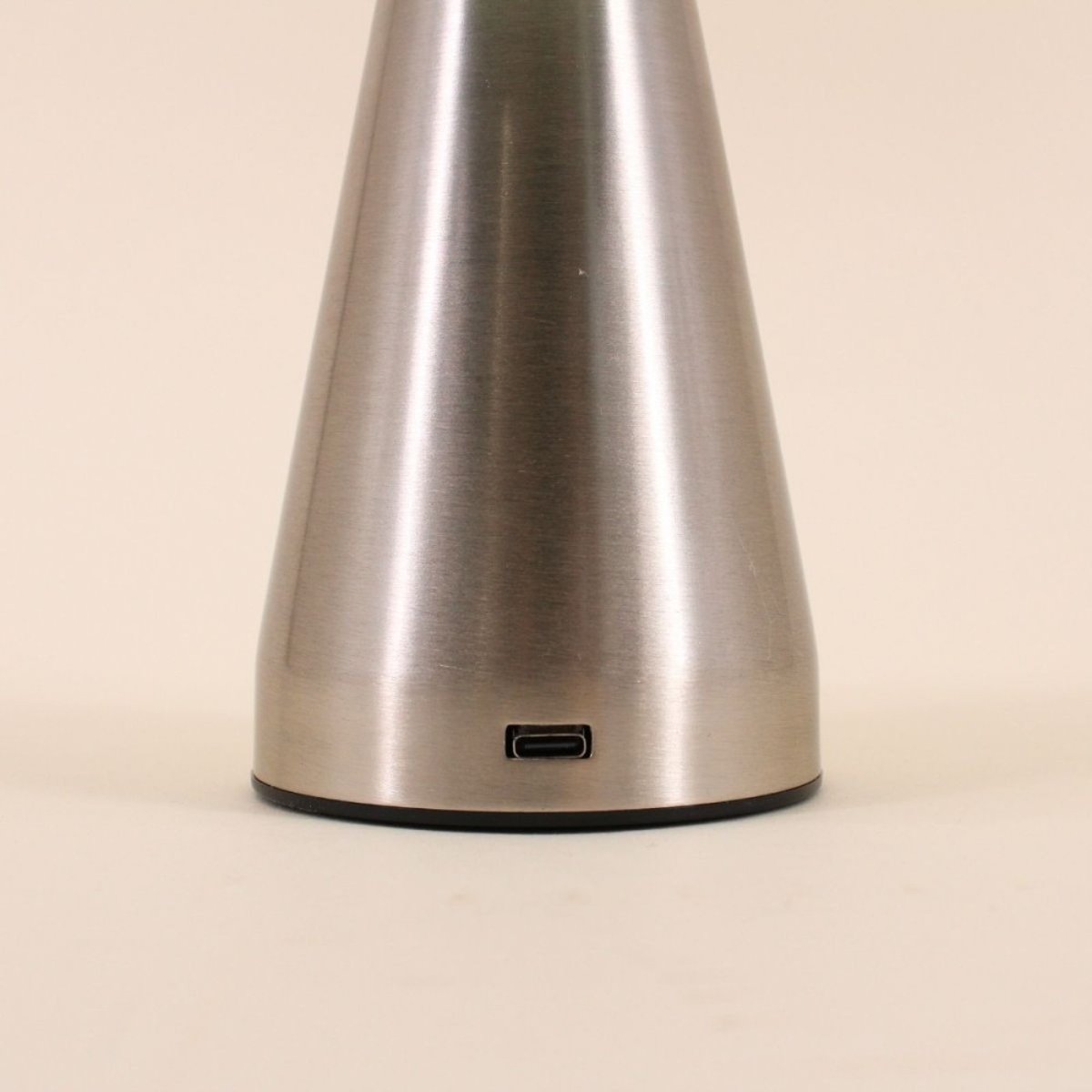 Lampe champignon USB tactile 20cm gris clair, ORNAMI