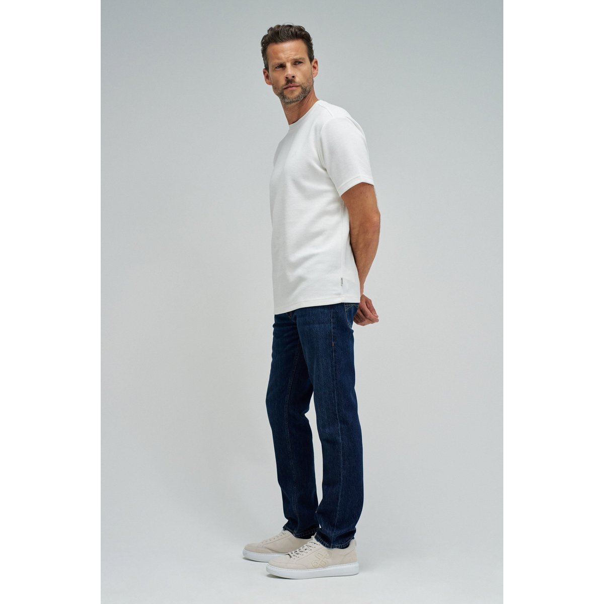 T-SHIRT TEXTURÉE blanc, SALSA JEANS