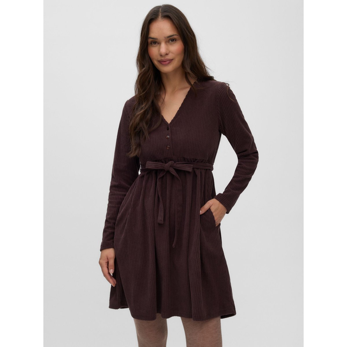 Robe chocolate plum, MAMA LICIOUS