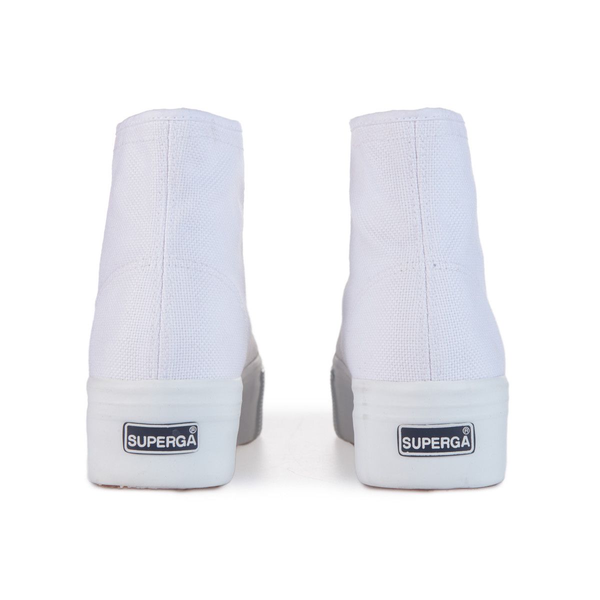 Baskets Montantes En Toile 2705 , Cotw blanc, SUPERGA