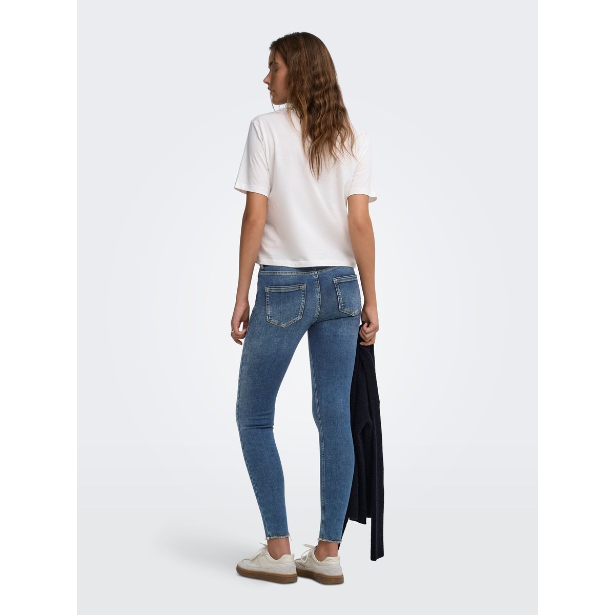 Jean Skinny dark blue denim, ONLY