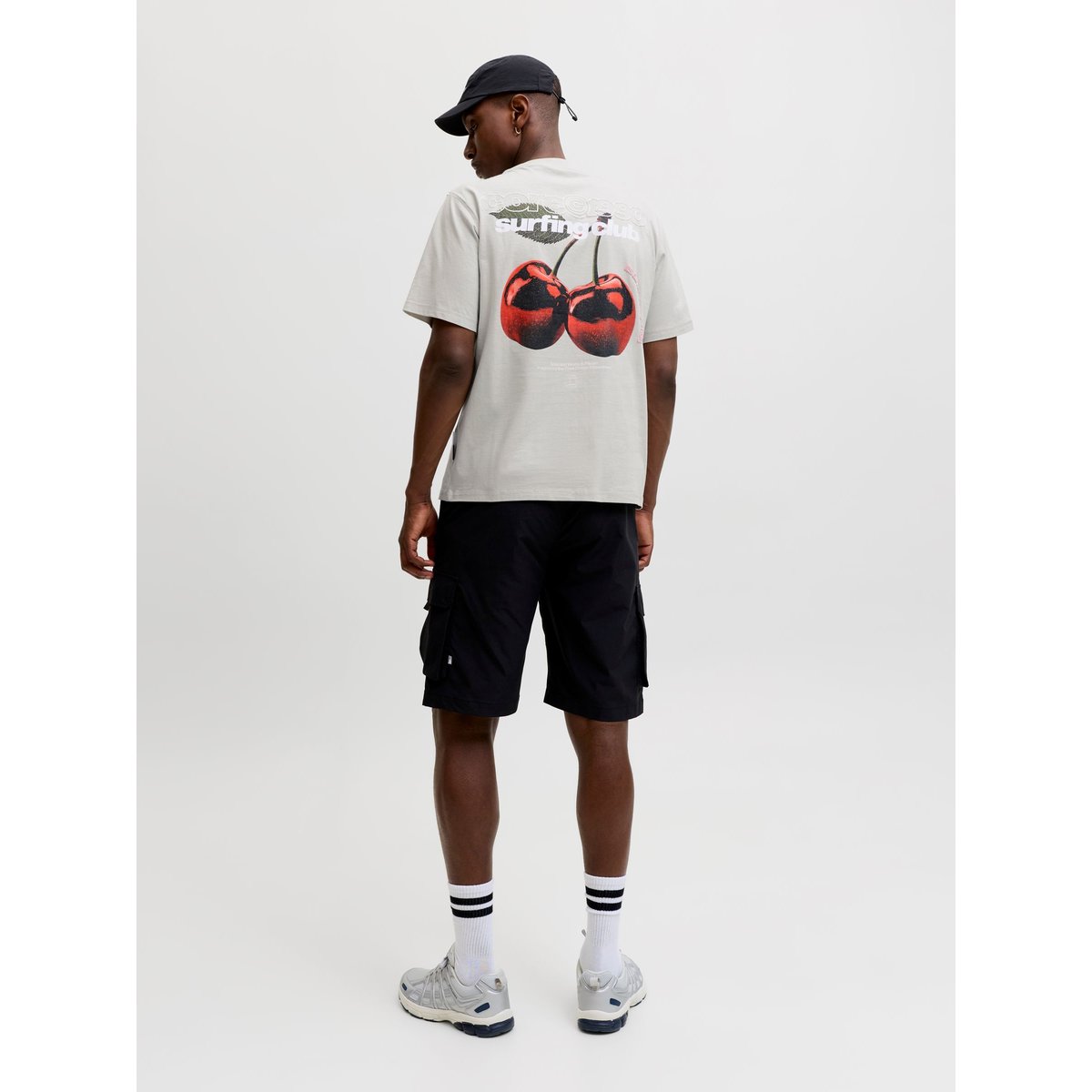 T-Shirt grise - vapor blue, JACK & JONES