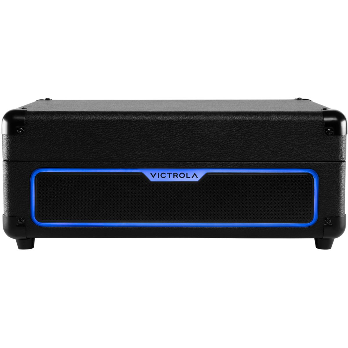 Platine vinyle GLOW FORMAT VALISE AVEC LEDS RGB couleur unique, VICTROLA