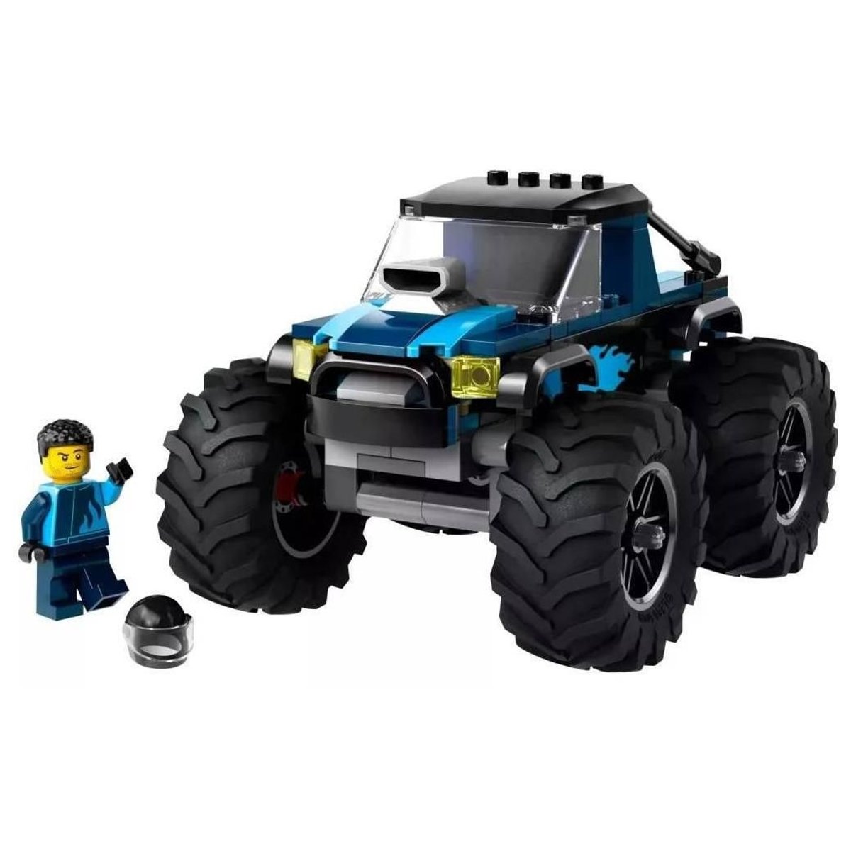 LEGO City - Le Monster Truck bleu - 60402 bleu, LEGO