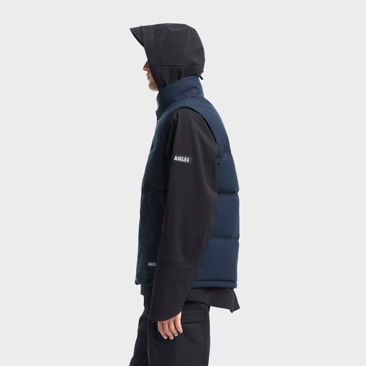 Veste sans manches matelassée bleu marine, AIGLE