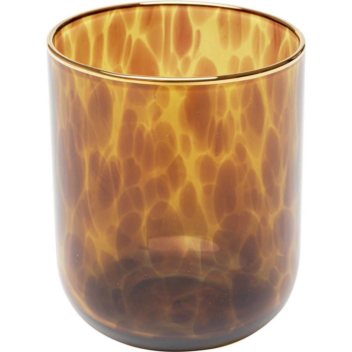 Lot de 4 verres à eau, CARAMEL marron, KARE DESIGN