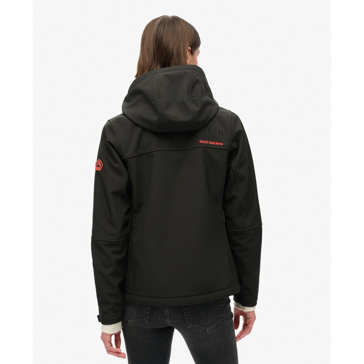 Veste coupe-vent à capuche Classic Trekker noir, SUPERDRY