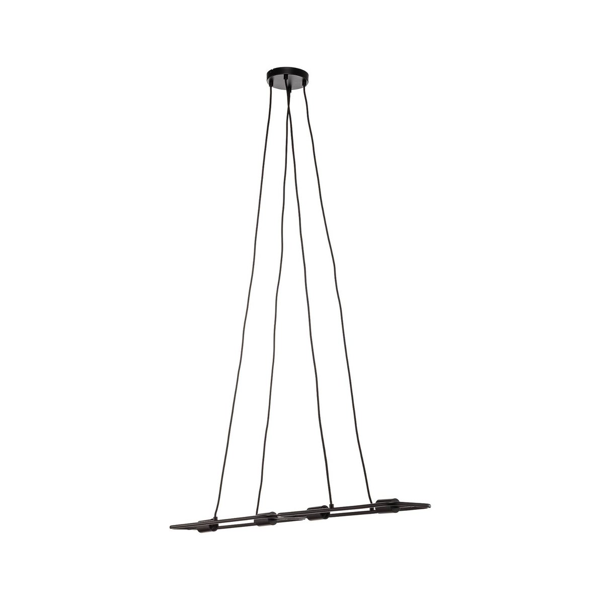 Suspension en métal design, Tornike noir mat, LUCANDE