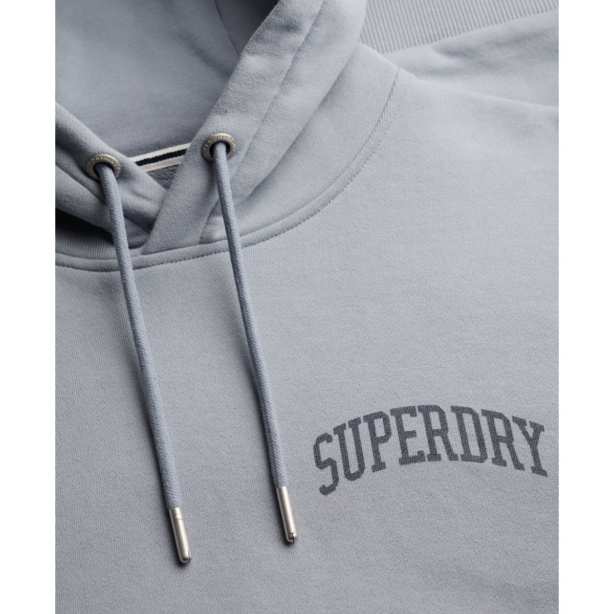 Sweat à capuche Athletic Essentials denim délavé, SUPERDRY