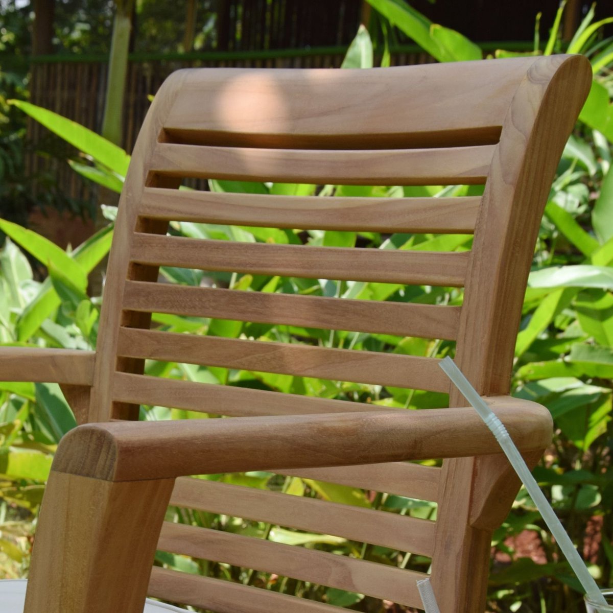 Fauteuil de jardin en teck massif Samoa naturel, TECK ATTITUDE