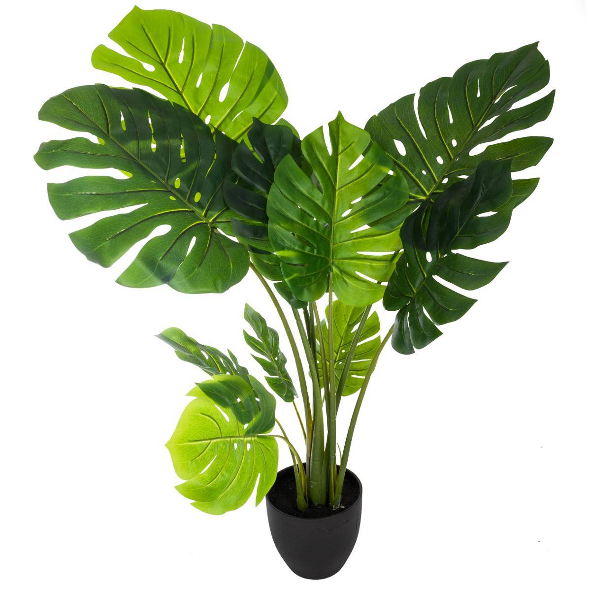 Philodendron monstera artificiel vert, ATMOSPHERA