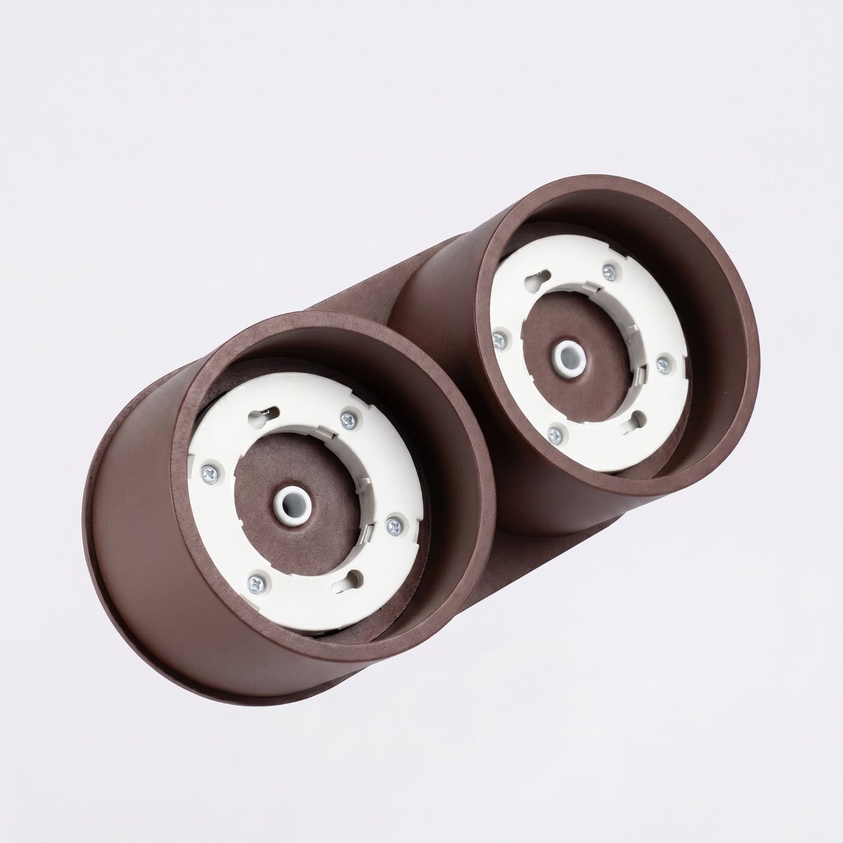 Plafonnier Aluminium Marron Gx53 2 MODO marron, EDEN