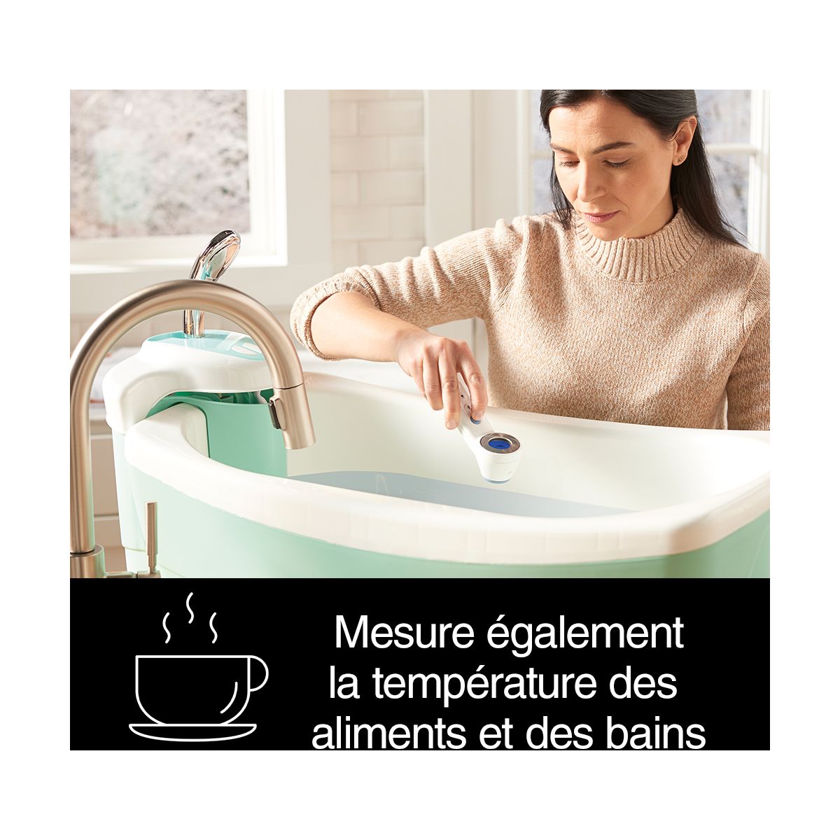 Thermomètre Sans Contact Age Précision Bnt400we blanc, BRAUN