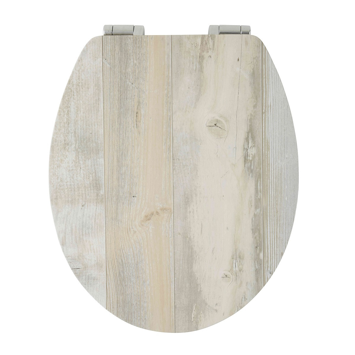 Abattant WC effet bois CARNAC beige, GUY LEVASSEUR