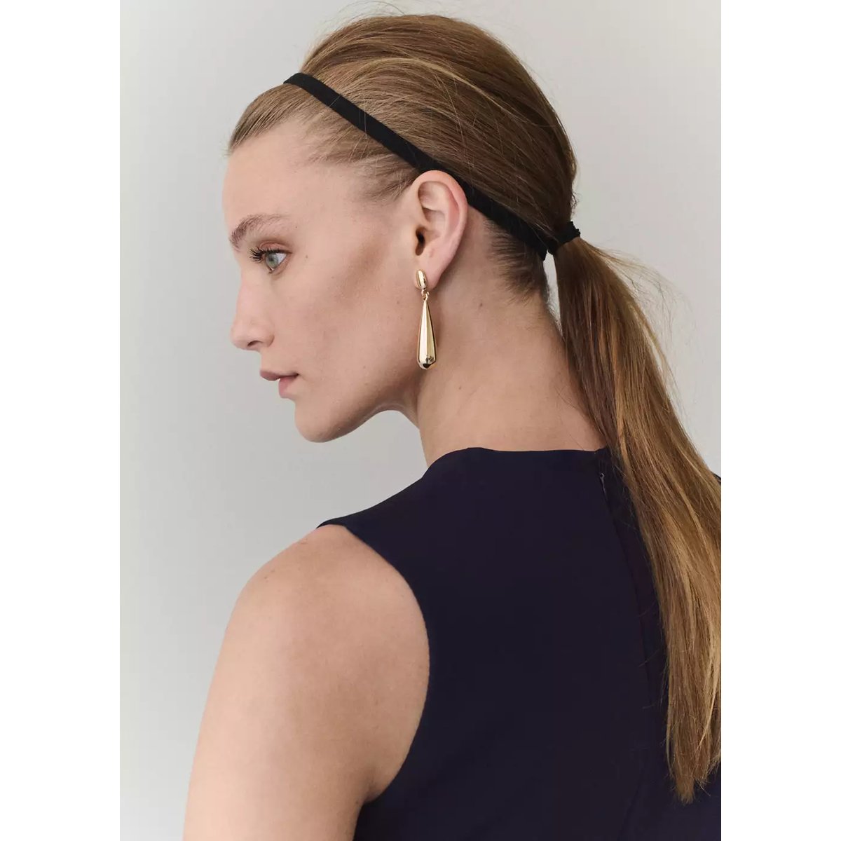 Combinaison avec manches asymétriques bleu, MANGO