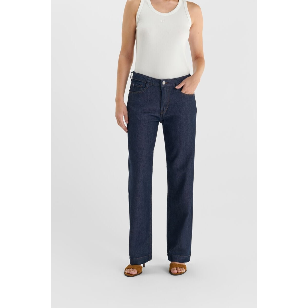 Jeans droite 300/23, longueur 34 blue, LE TEMPS DES CERISES