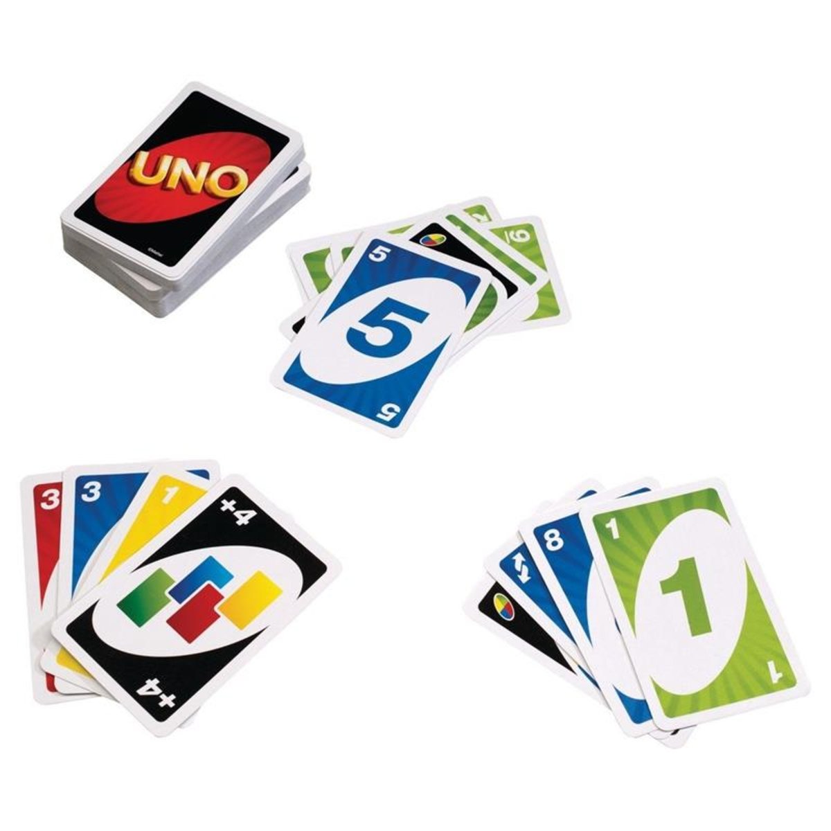 Uno - Jeu de Carte multicolore, MATTEL
