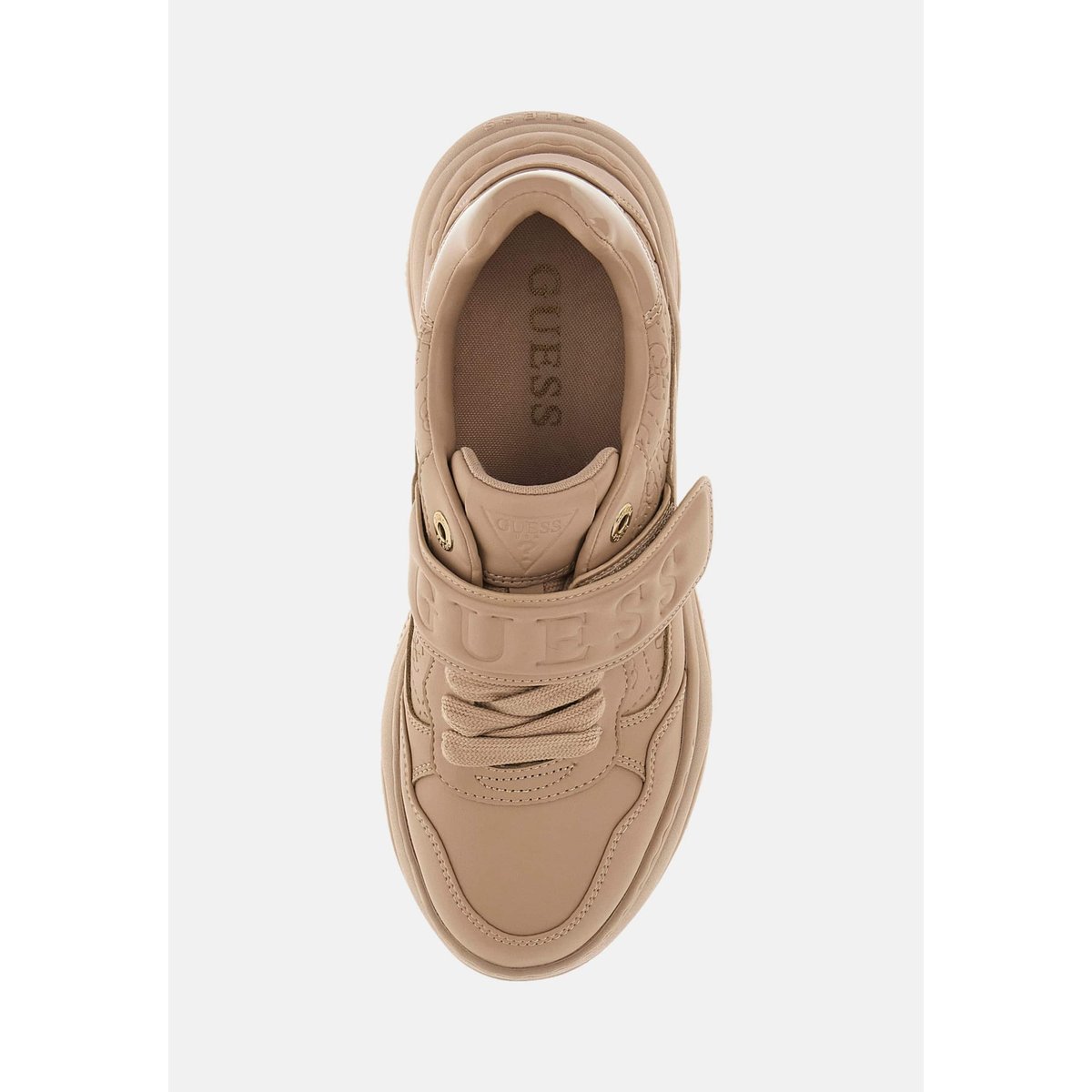Baskets De Running Helinn Logo 4G beige, GUESS