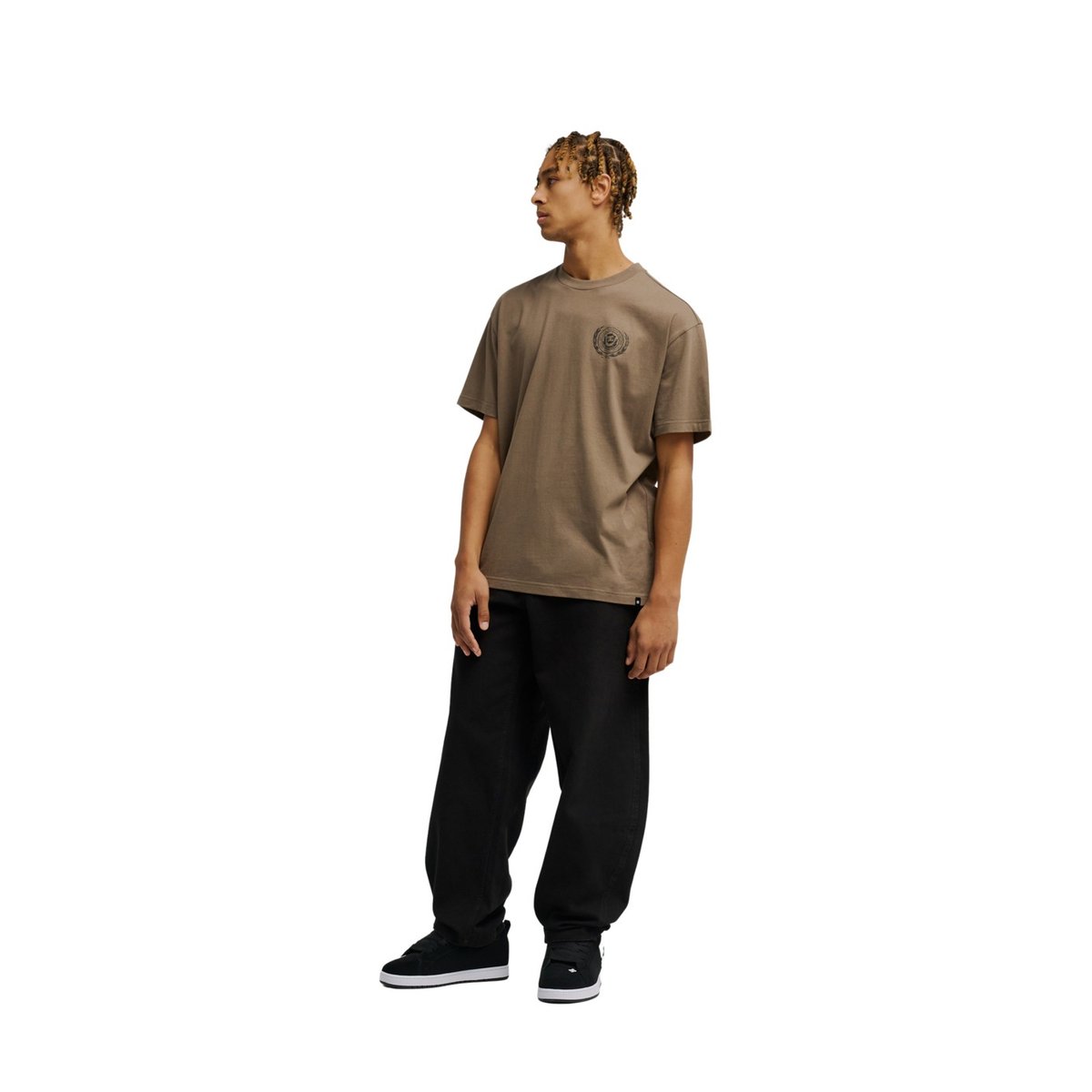 Pantalon coupe barrel BARREL CANVAS. noir black, DC SHOES