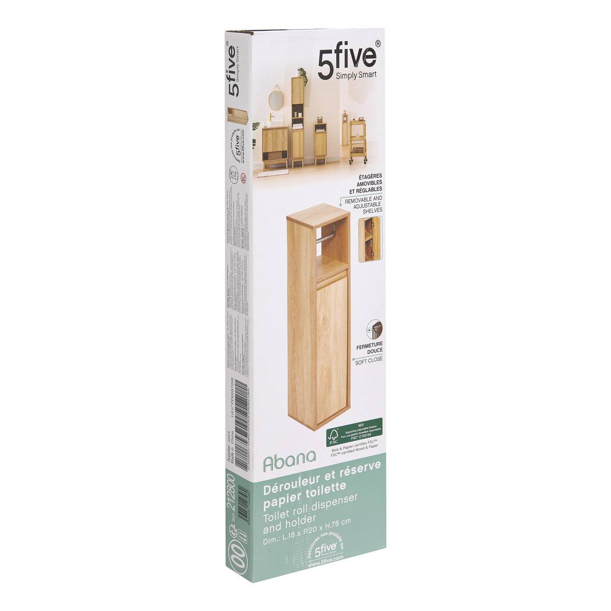 Dérouleur ABANA beige, 5FIVE SIMPLY SMART