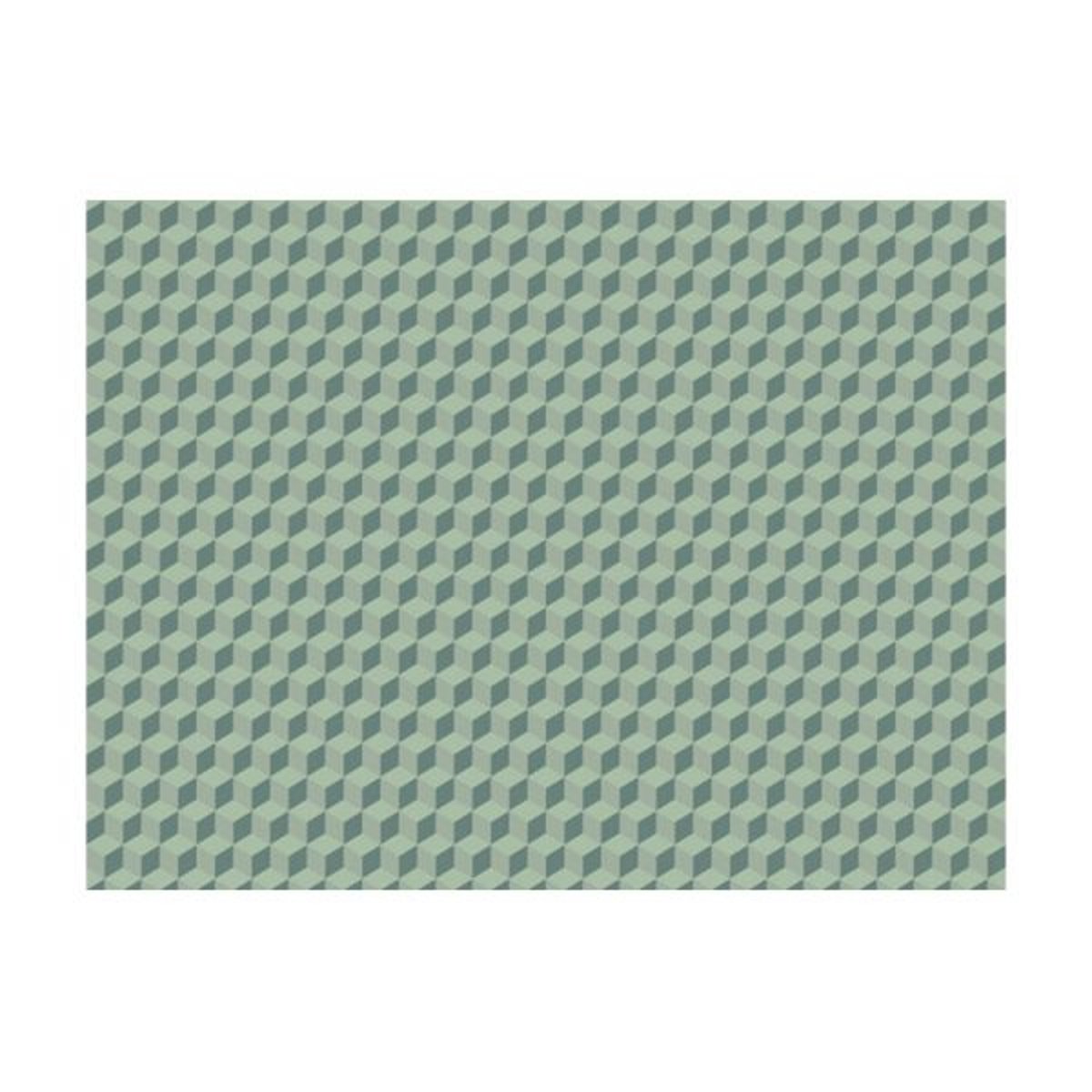 Papier peint intissé panoramique Cubes monochromes gris / argent, EDEN