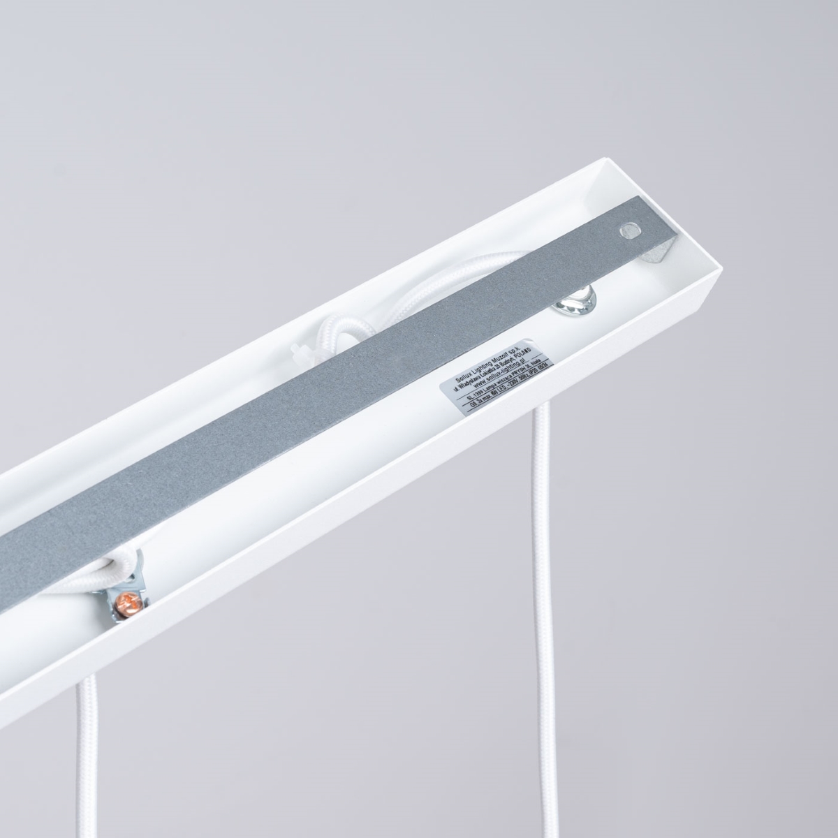 Suspension Acier Blanc G9 3 Prysm Line blanc, EDEN