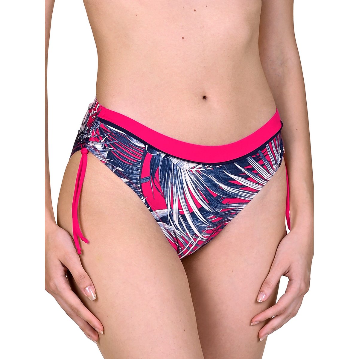 Bas maillot de bain côtés réglables Buenos Aires bleu, LISCA