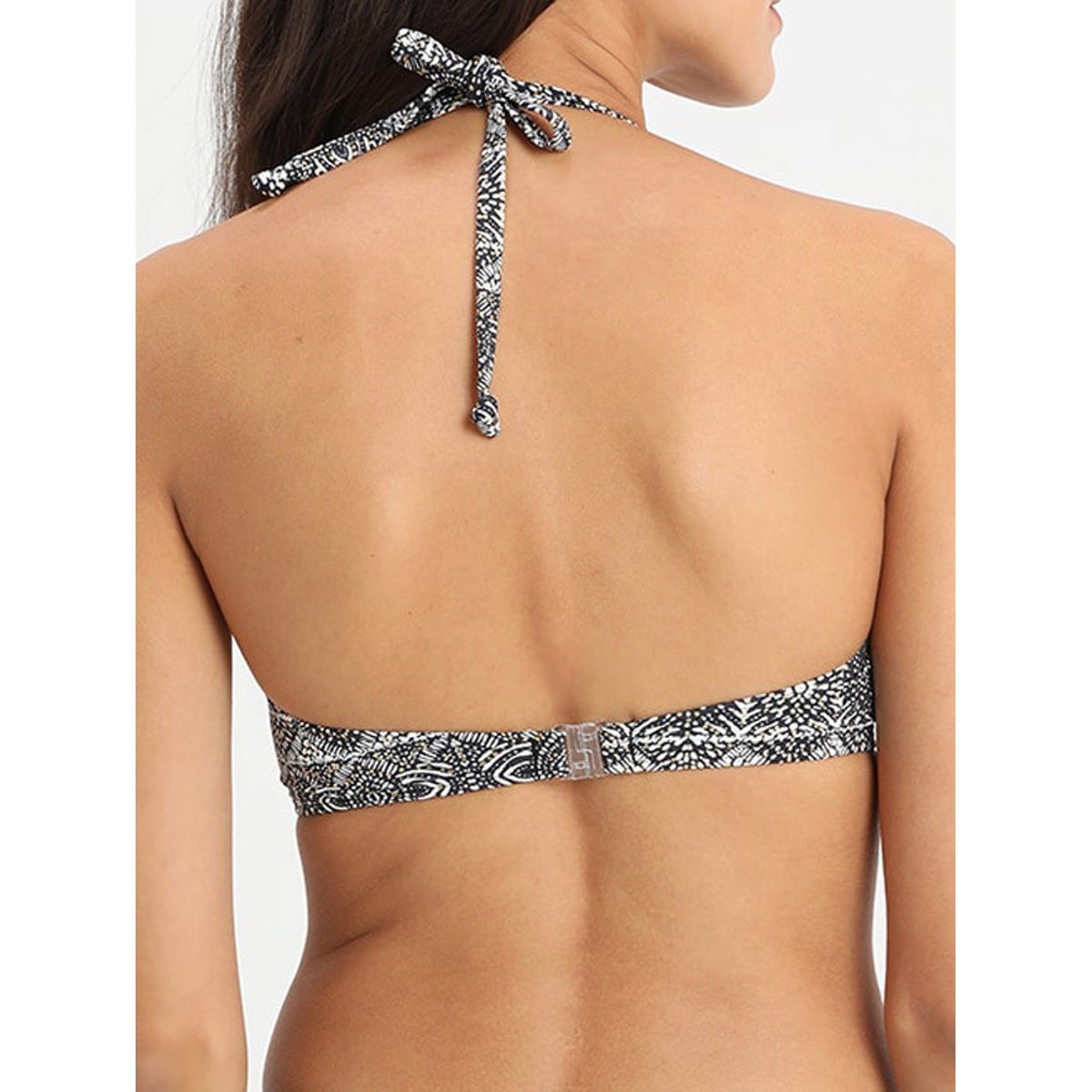 Haut maillot de bain bandeau Giselle noir/blanc, LASCANA
