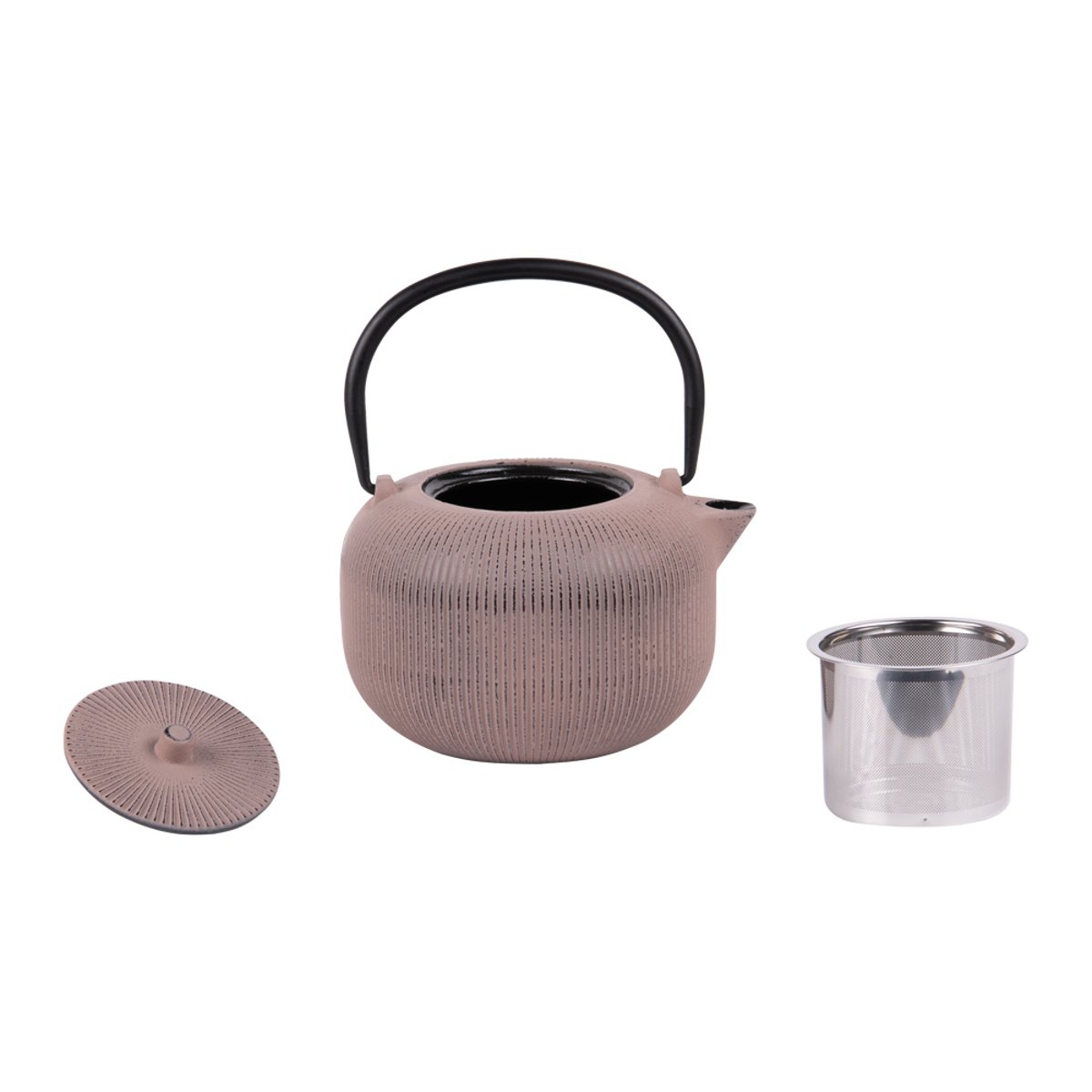 Théière en fonte Gyokuro Rouge 1L crème / ivoire, TREND'UP
