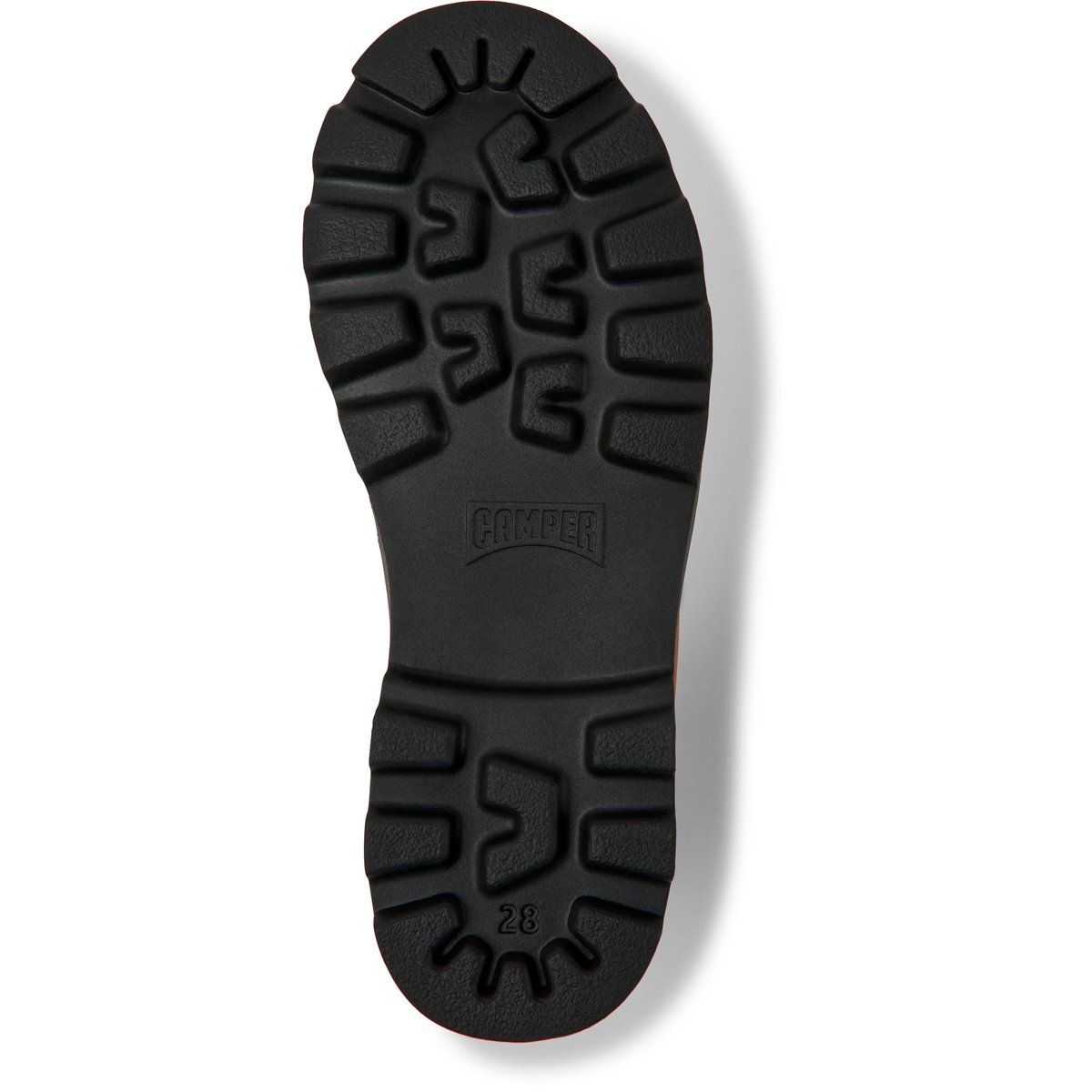 Bottines Cuir Brutus Kids marron, CAMPER