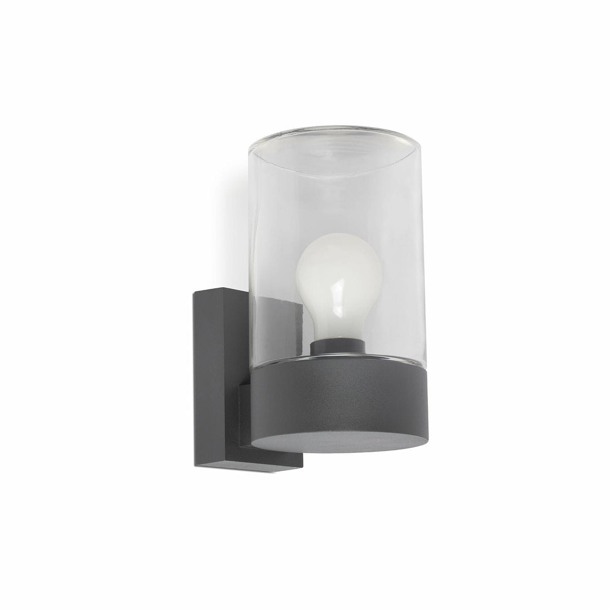 Applique    KILA gris foncé transparent, FARO