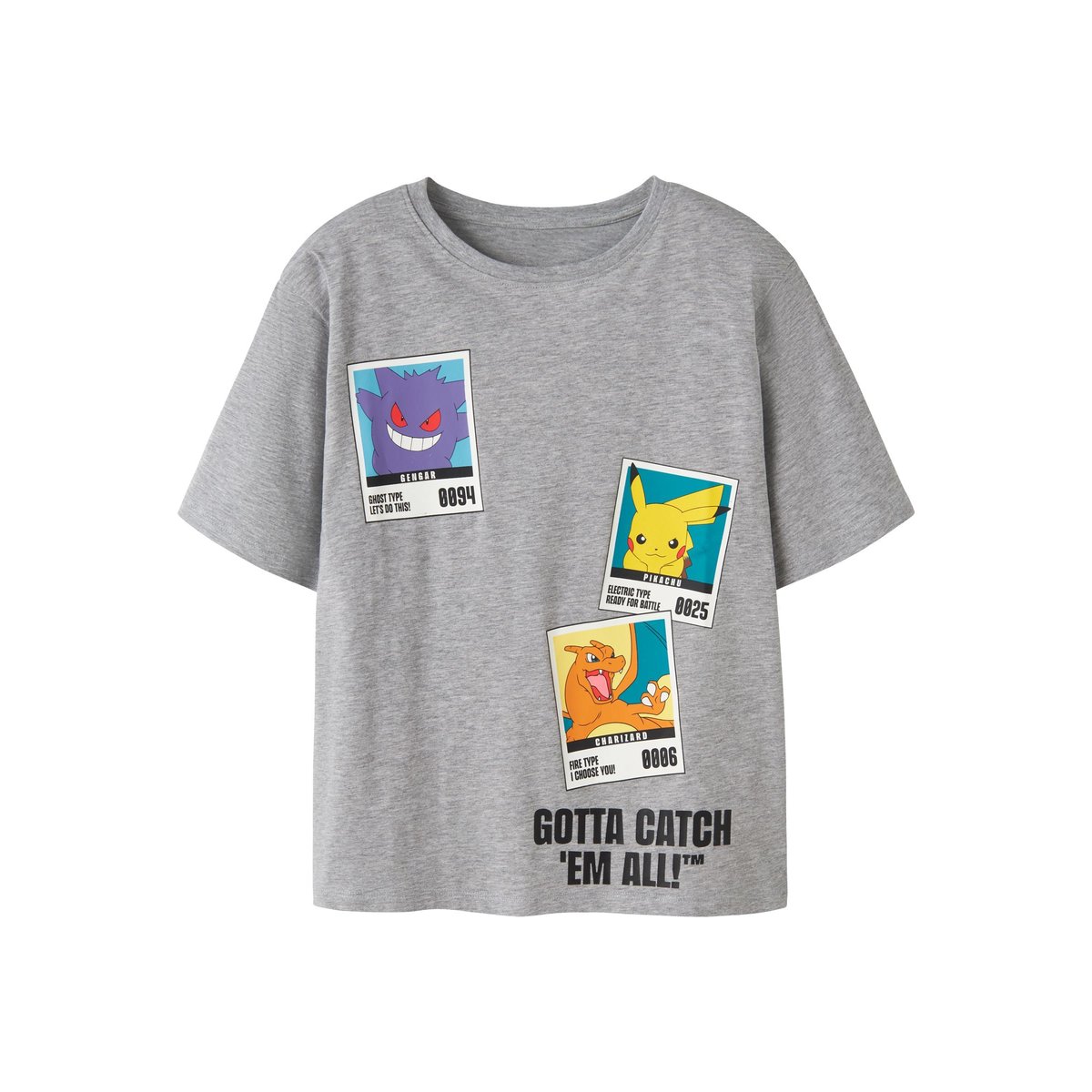 T-Shirt gris - grey melange1, NAME IT