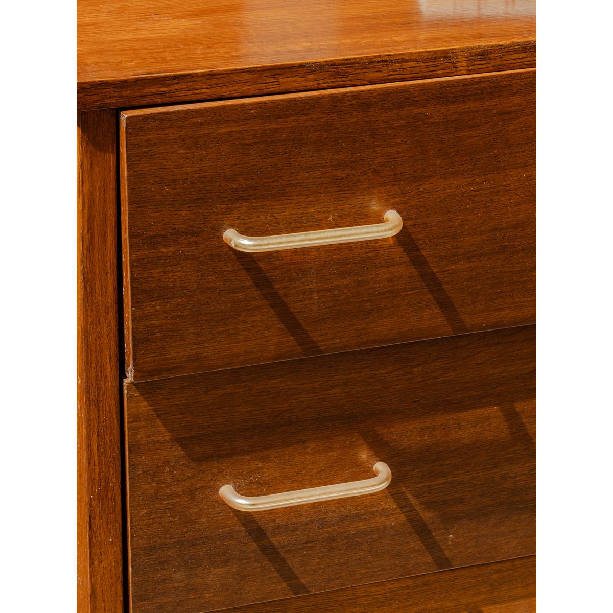 Commode en bois Olga N°676 - Bon état bois foncé, DEBONGOUT