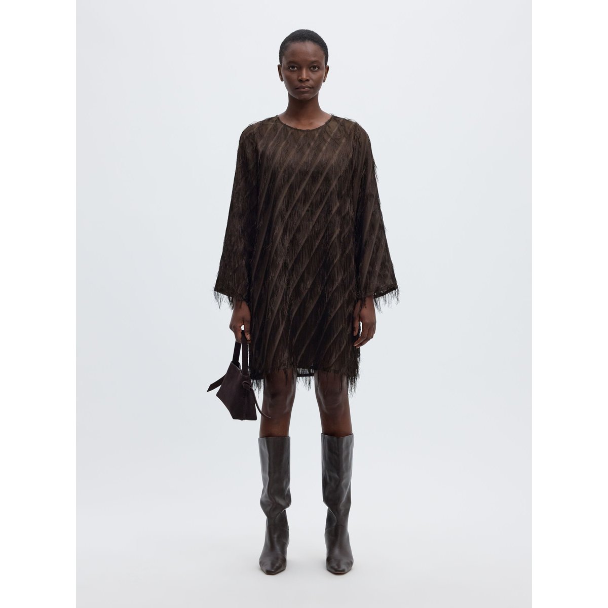 Mini-Robe marron - delicioso1, SELECTED