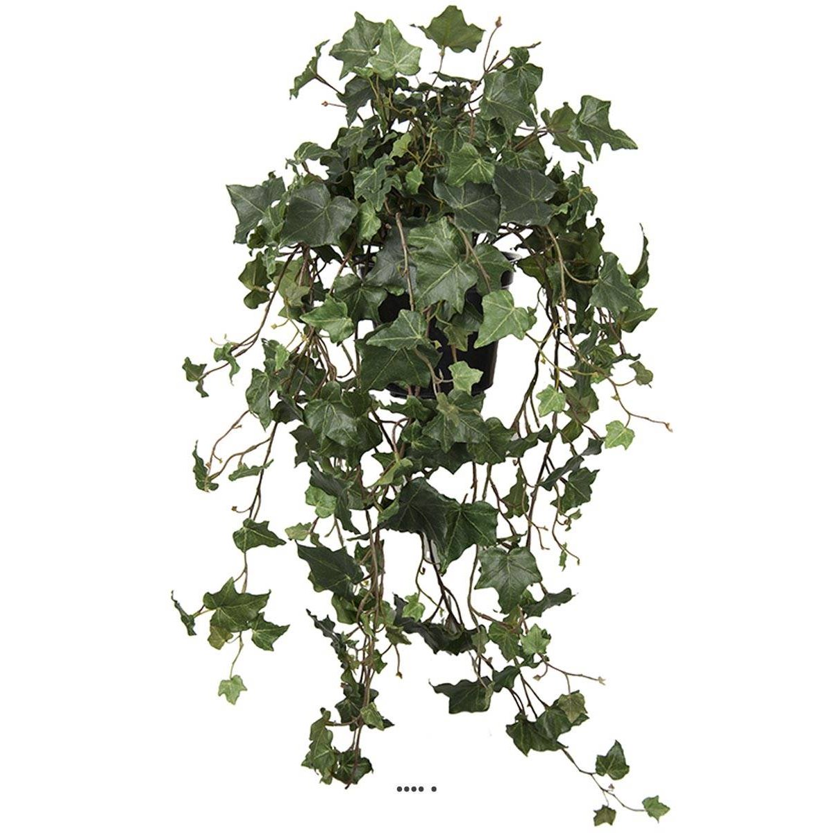 Chute de lierre artificiel en pot, L 75 c vert, ARTIFICIELLES