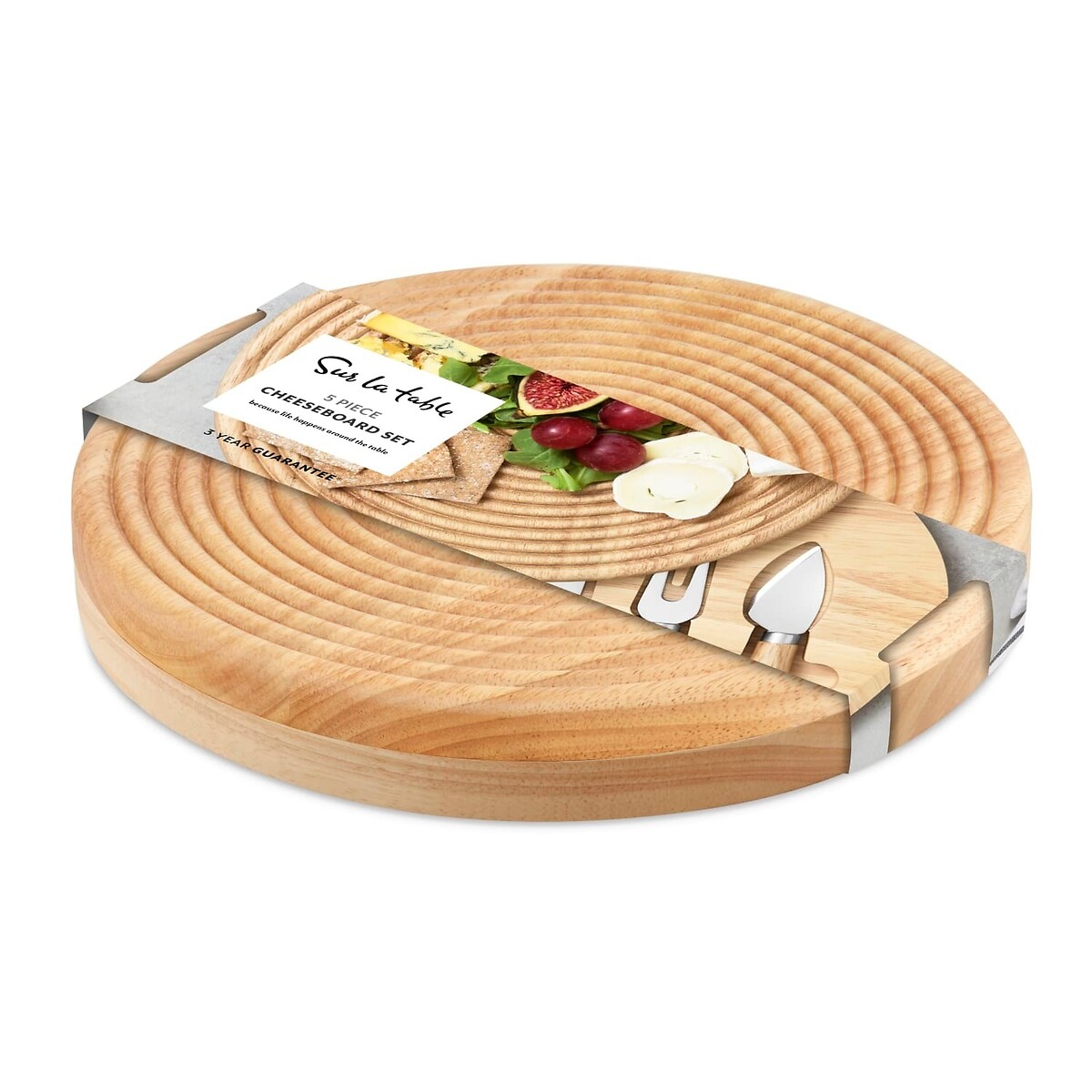 Colour Me Happy Cheeseboard Set brown              , SUR LA TABLE 