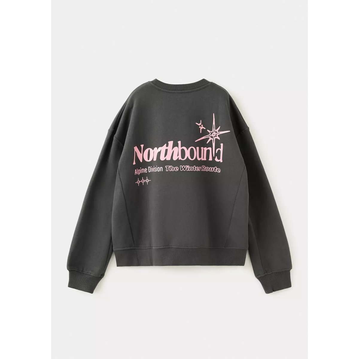 Sweat-shirt coton imprimé gris anthracite, MANGO KIDS