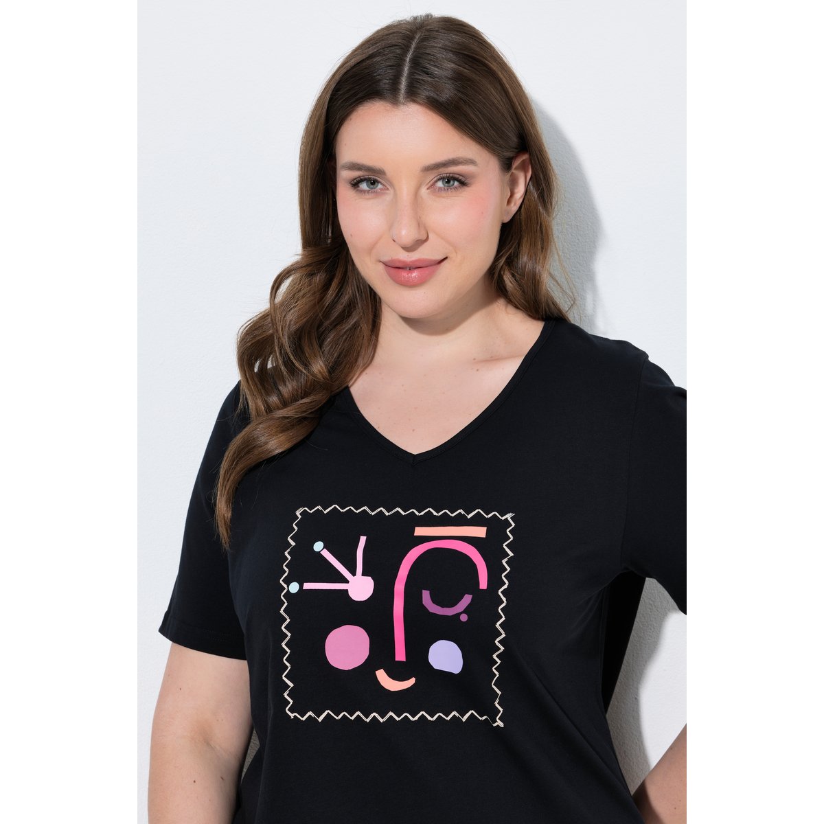 Chemise de nuit / grand T-shirt noir, ULLA POPKEN