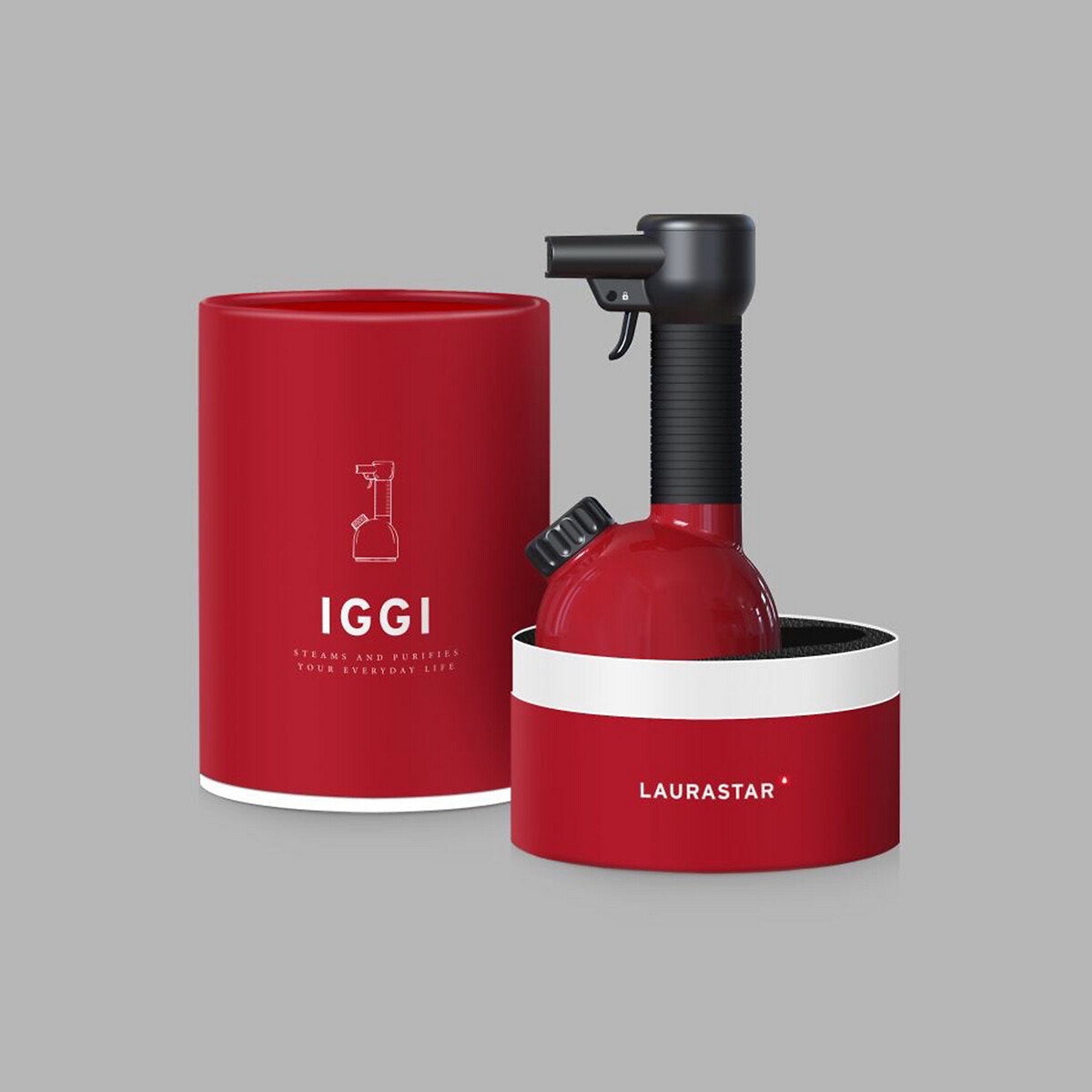 Purificateur vapeur nomade Iggi rouge, LAURASTAR