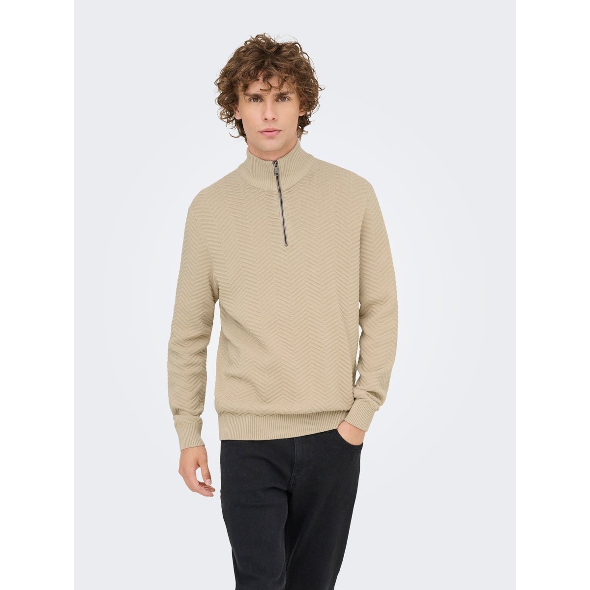 Pull En Maille silver lining, ONLY & SONS